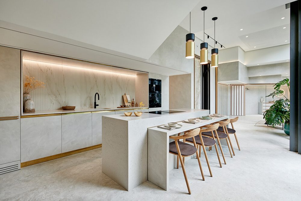Fotografía de interiorismo en Cosentino City Bilbao realizada por Luis García Craus