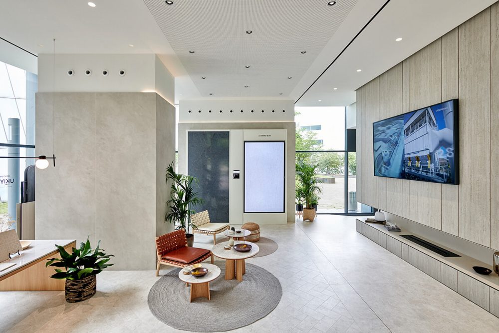 Fotografía de interiorismo en Cosentino City Bilbao realizada por Luis García Craus